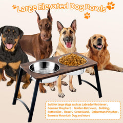 Dual 1700ml stainless bowls are rust-proof and removable for quick cleaning