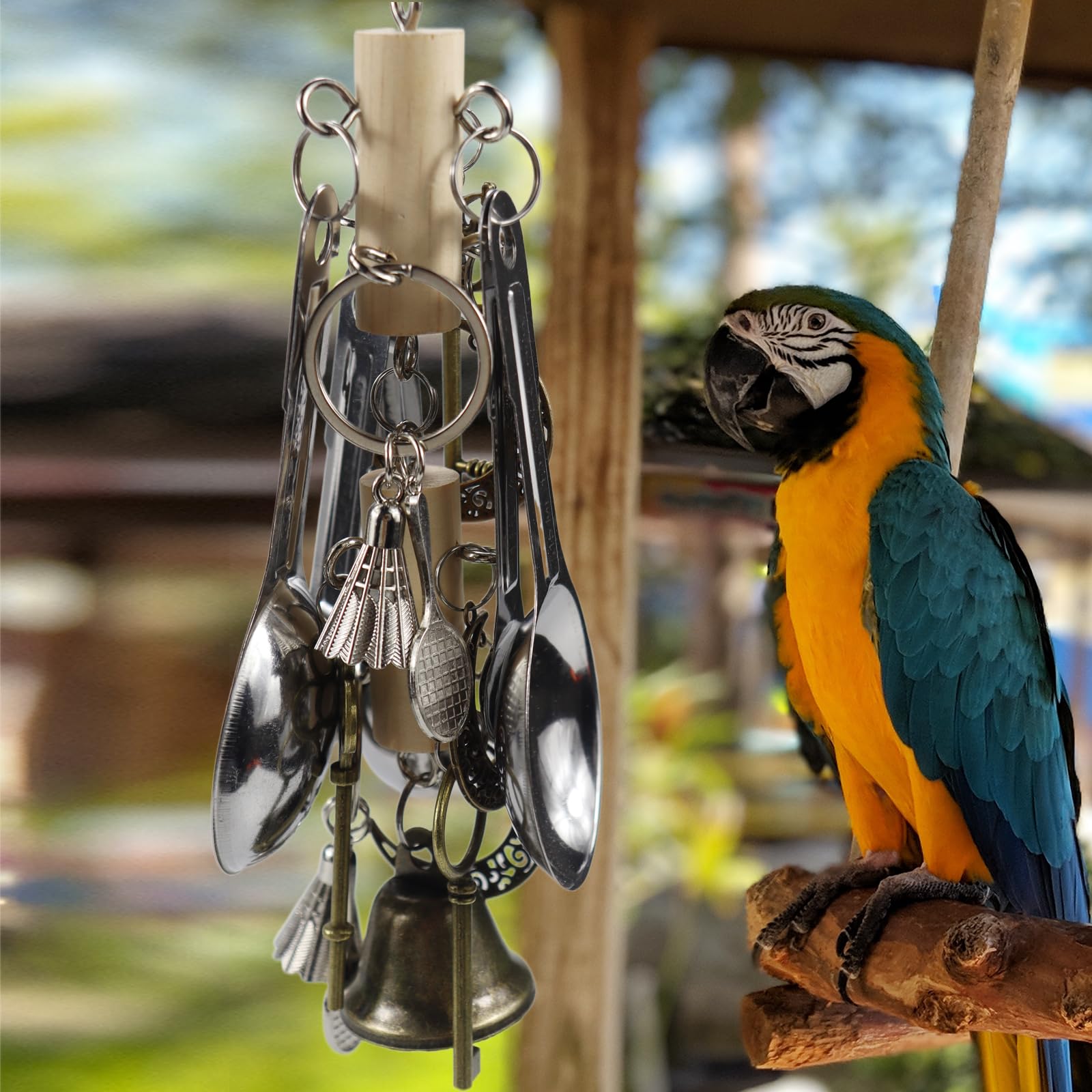 Kewkont bird toy is safe, non-toxic, and durable for long-lasting chewing sessions.