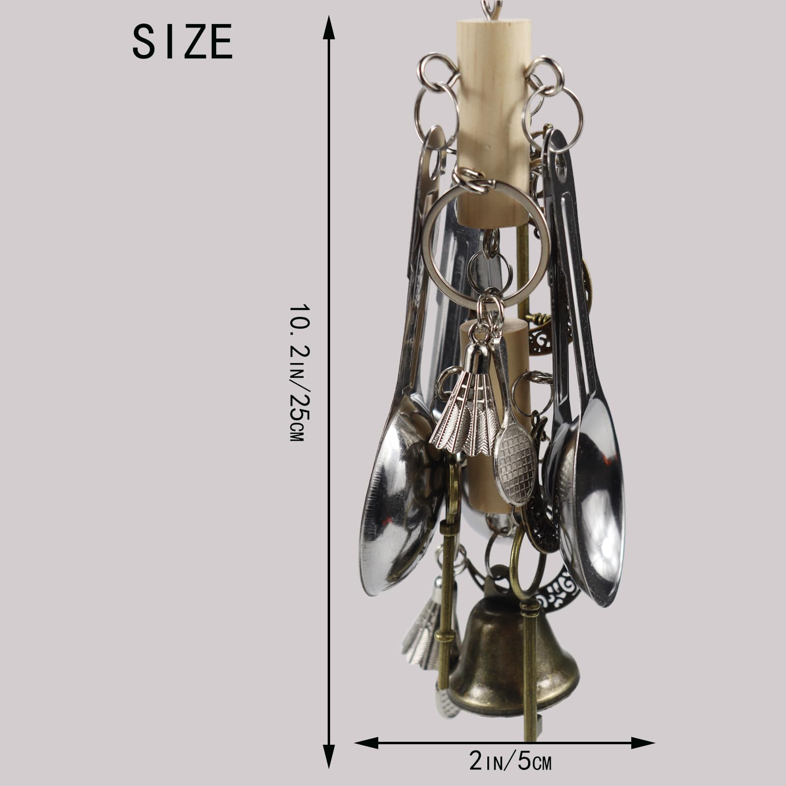 Kewkont parrot toy adds cage decor while keeping birds mentally engaged.
