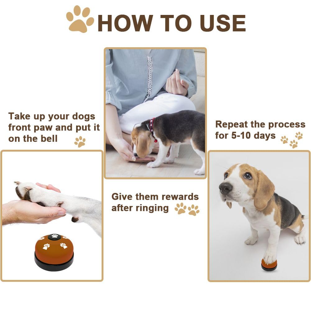 KEXIAVA training guide image highlights step-by-step method for teaching dogs to ring.