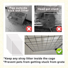 KEYIDE guinea pig urine guard helps contain mess for easier cleanup