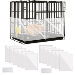 KEYIDE urine guard 12-pcs package shields the cage from spills.
