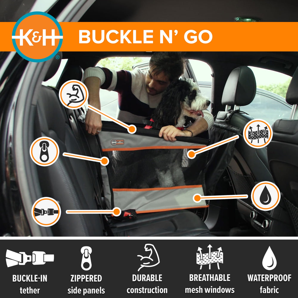 K&amp;H Buckle N Go fits both left and right backseat positions.