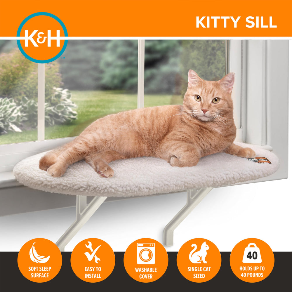 K&H Cat Window Perch heated model adds warmth