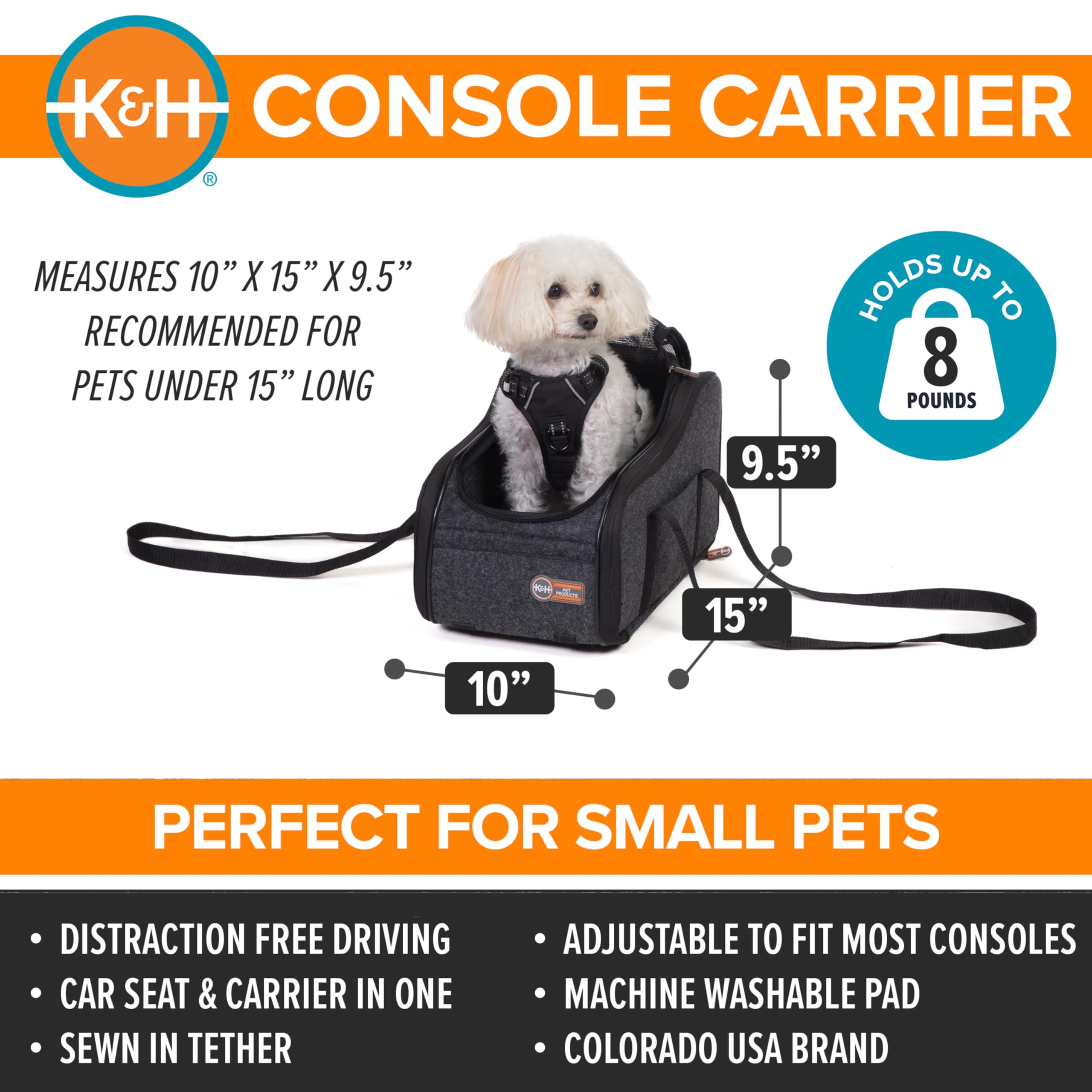 Mesh top booster converts to portable carrier