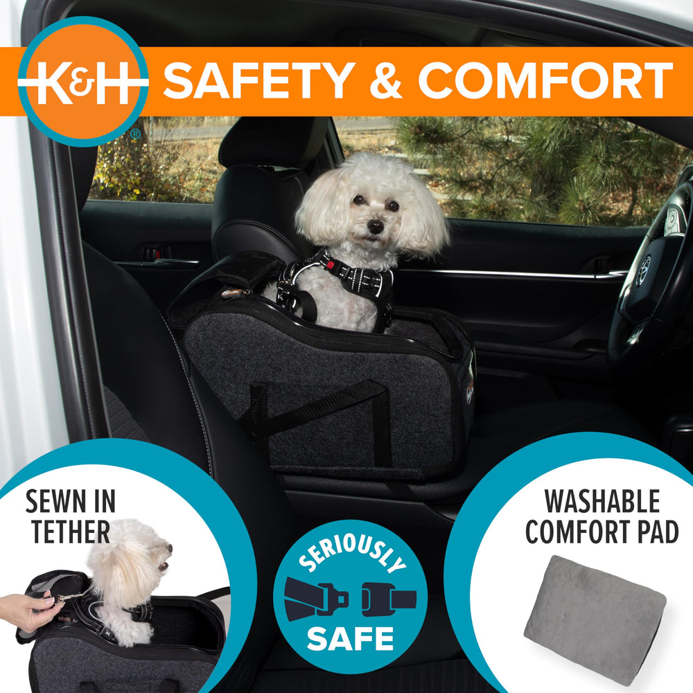 Side pockets hold water, bowls, leashes, or treats