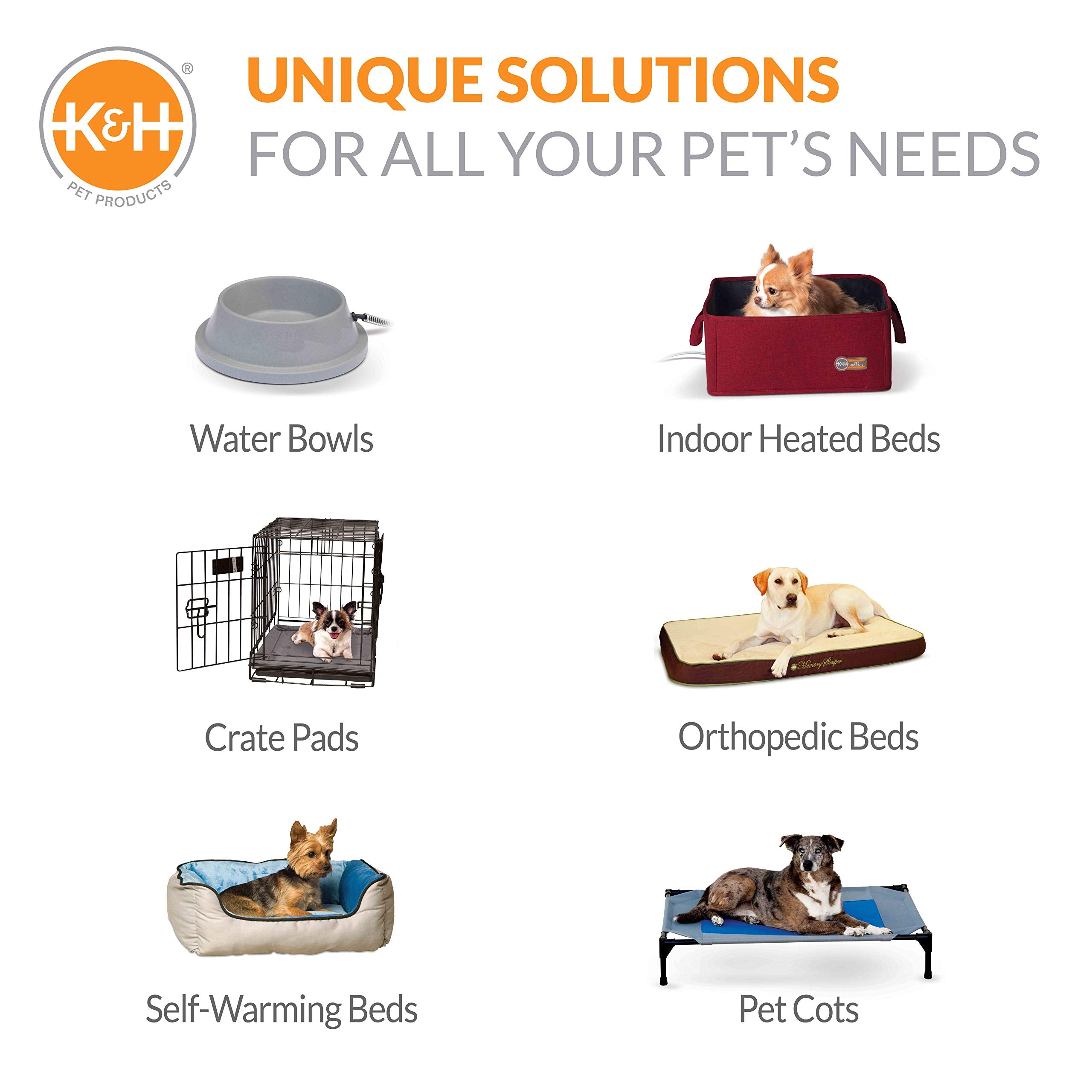 Designed by K&H with extensive pet product expertise
