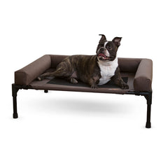 K&H Bolster Dog Cot with removable bolster for easy cleaning