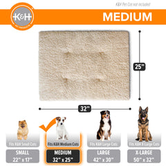 K&H Pet Products cot pad machine washable for easy care