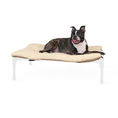 K&H Pet Products dog cot pad with pillow-top for plush comfort