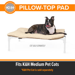 K&H Pet Products cot pad with fluffy fill for support