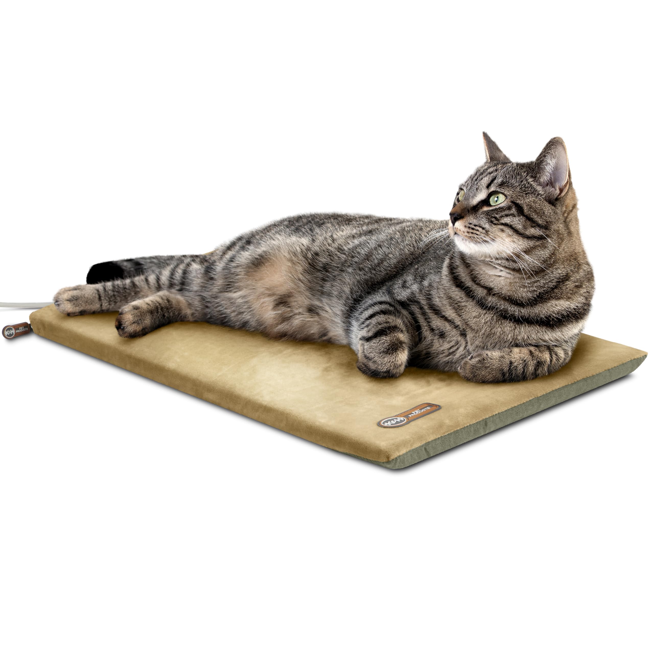 K&H Pet Products Thermo-Kitty Mat top view, cozy warmth for naps.