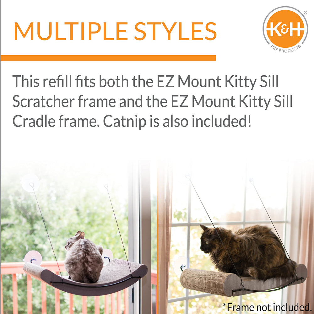 Large 11x20 inch scratching area ideal for claw maintenance and lounging.