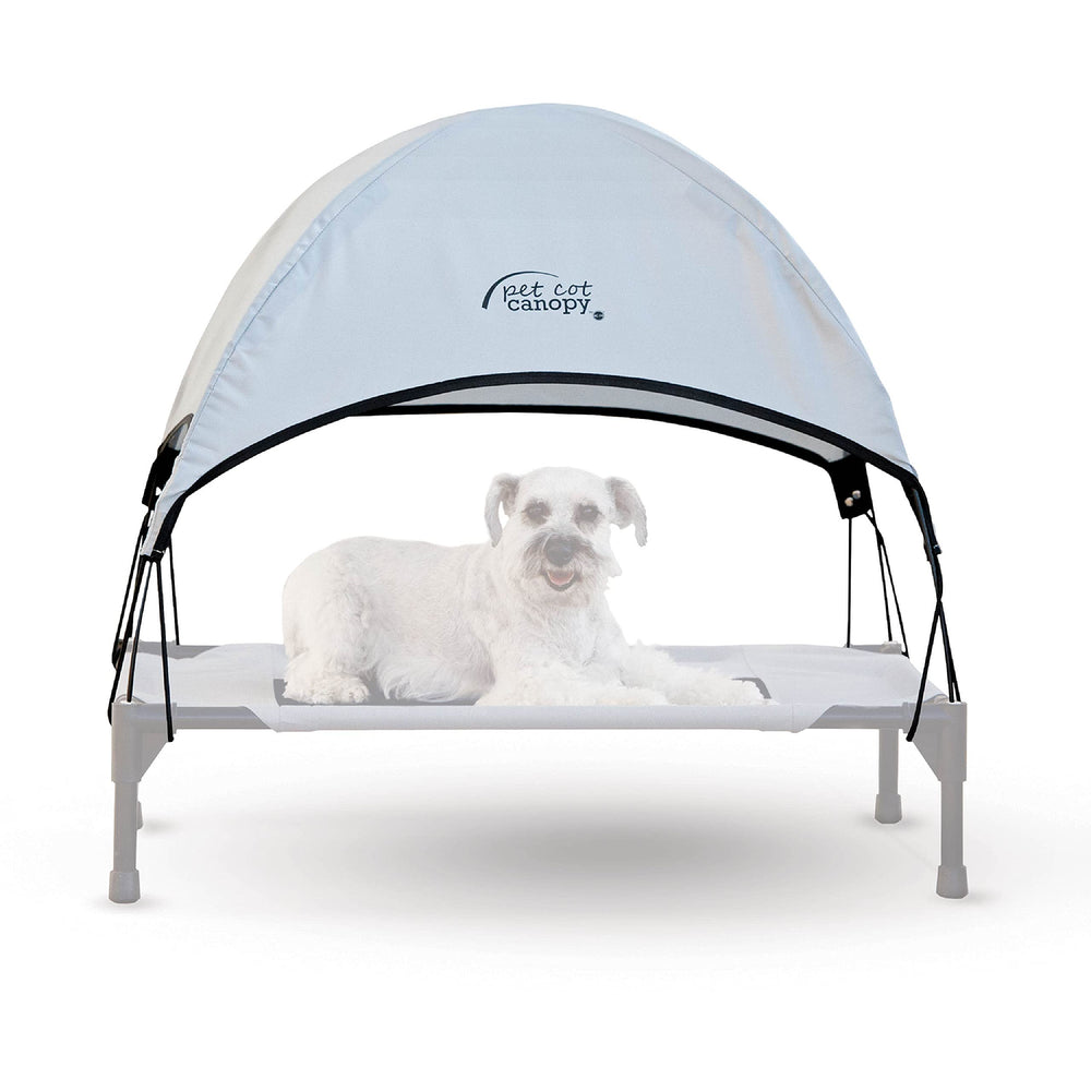 K and H Pet Products canopy corner setup demonstrates simple installation