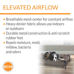 Removable washable cover for easy cleaning after outdoor use
