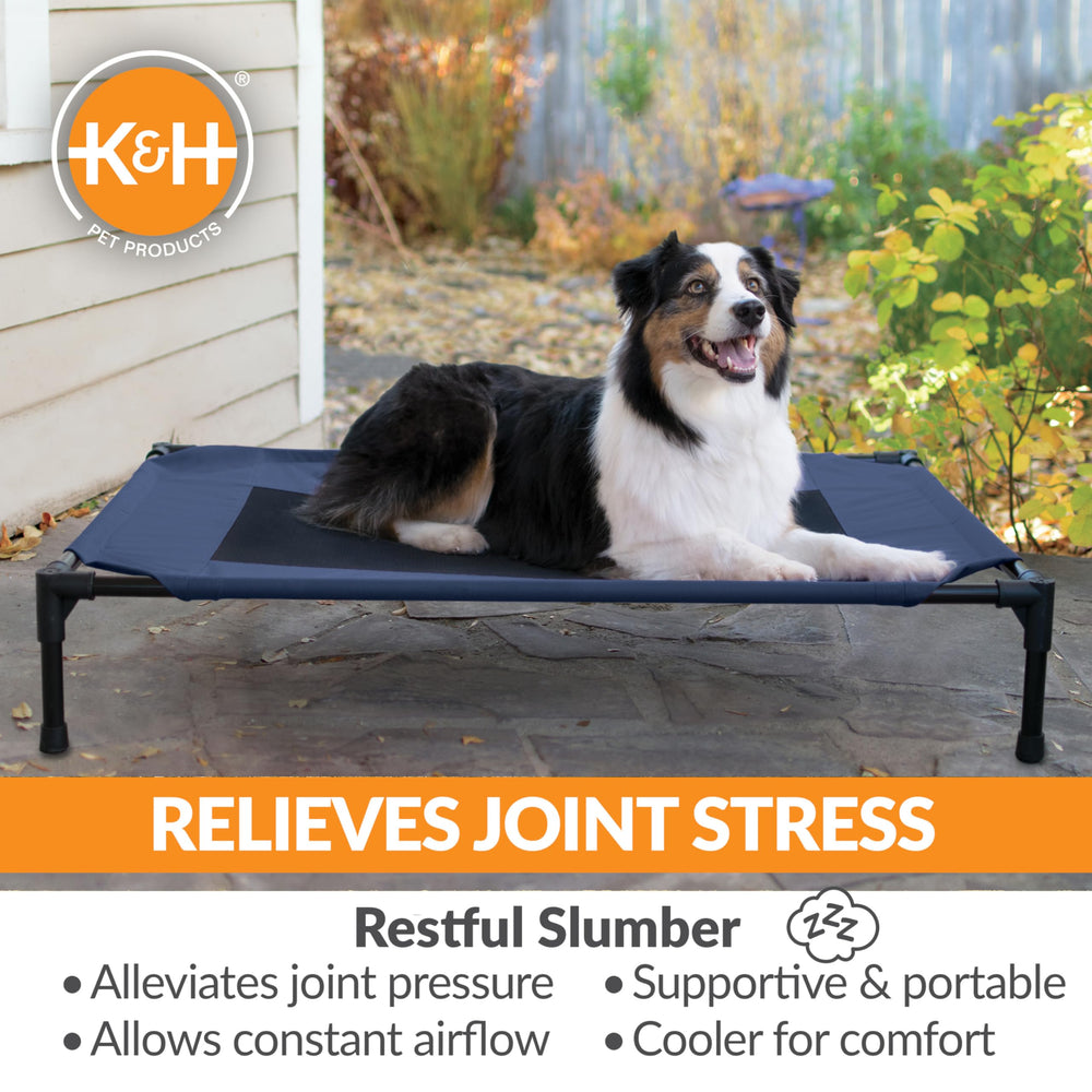 K&H slip-resistant feet protect indoor flooring.