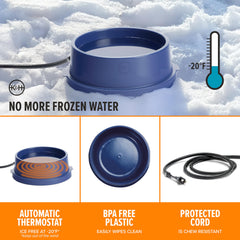 K&H Thermal-Bowl shows abrasion-resistant cord detailing for outdoor durability.