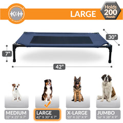 K&H washable mesh cover supports quick cleanups after outdoor use.
