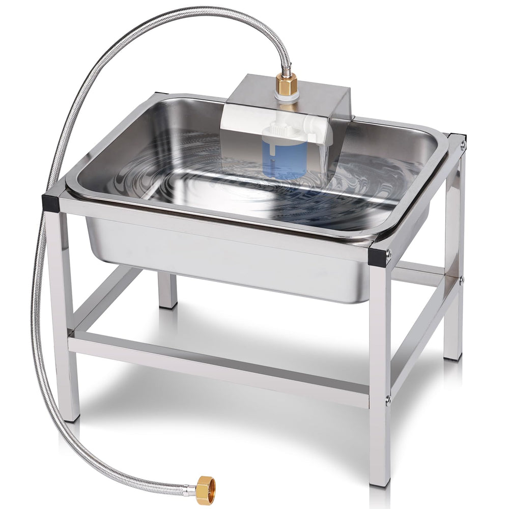 KHEARPSL 3Gal automatic dog water bowl delivering steady hydration for busy homes.