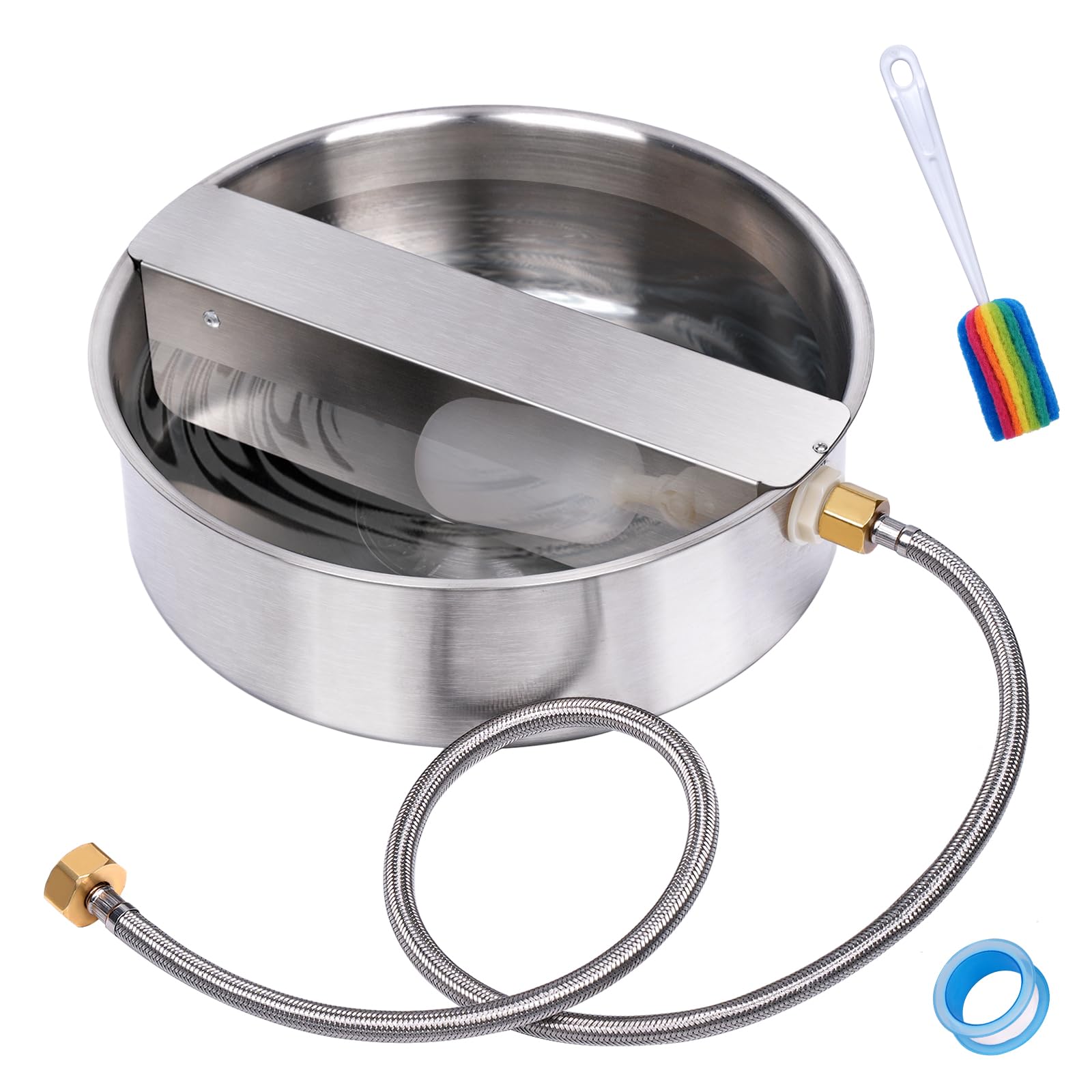 KHEARPSL automatic water bowl front view for easy pet access