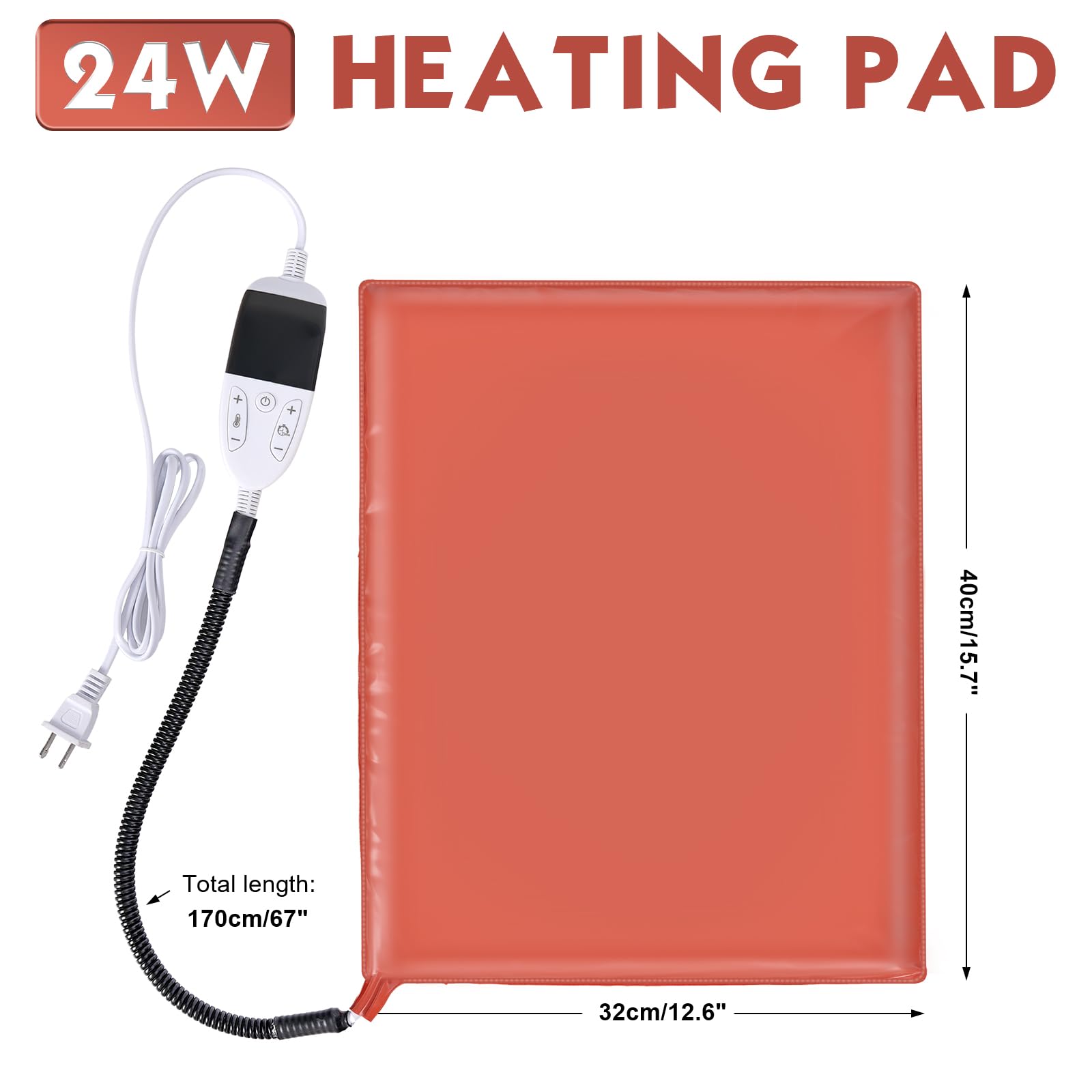 KHEARPSL versatile heating pad for chicks, nests, pets, and reptiles.