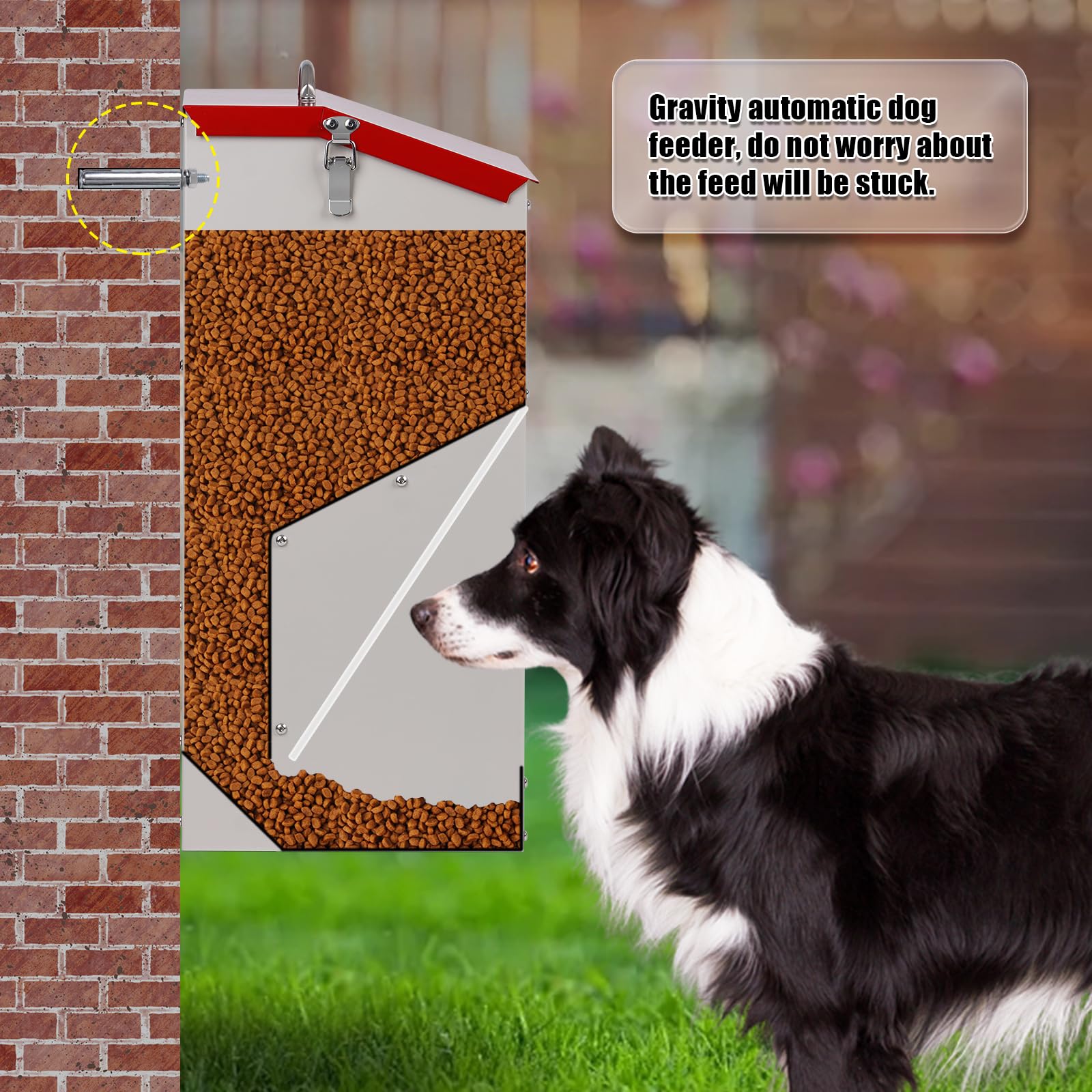 KHEARPSL feeder handles on both sides enable easy relocation