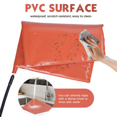 KHEARPSL waterproof PVC surface enables easy cleaning after use.
