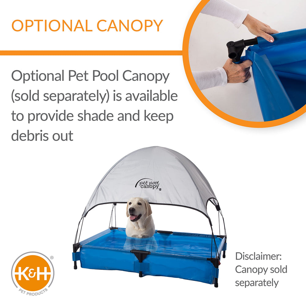 Optional canopy shields from debris and sun