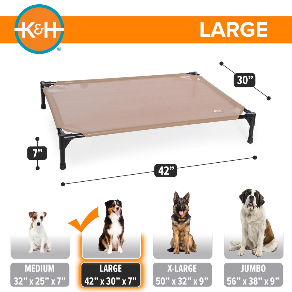 K&H removable cover detail for machine washing