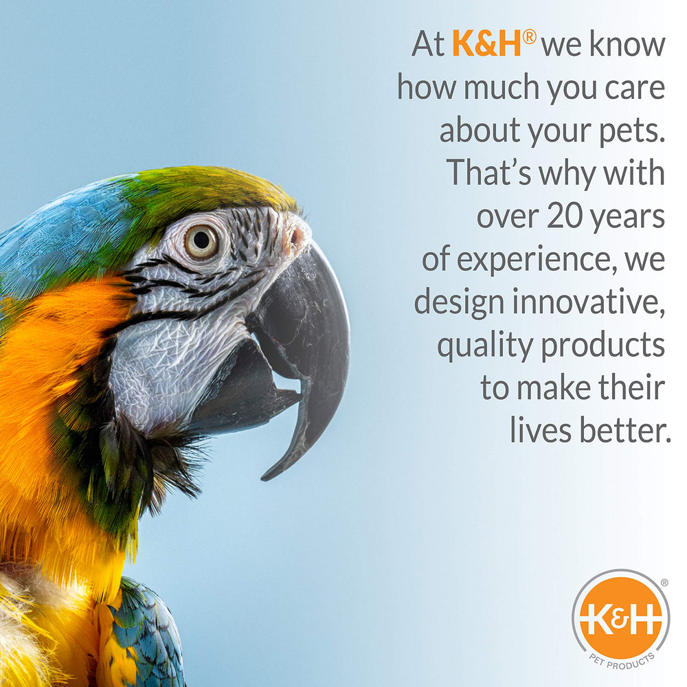K&H Snuggle-Up Bird Warmer easy-clean design for low-maintenance setups