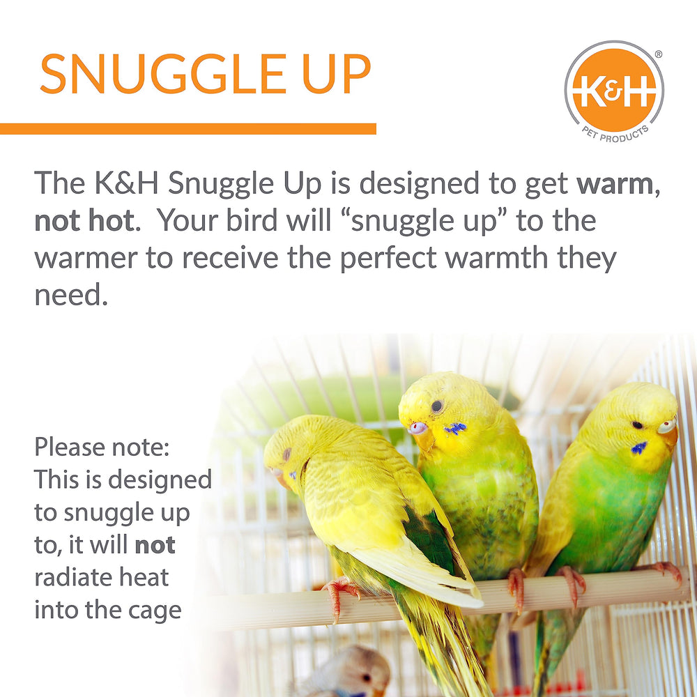K&H Snuggle-Up Bird Warmer small size ideal for parakeets and cockatiels