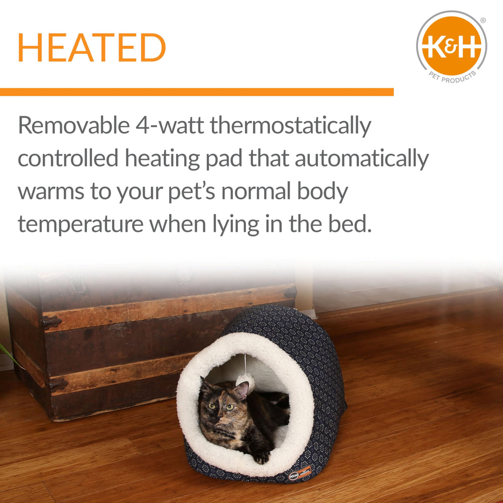 K&H Pet Products Thermo-Pet Cave soft polyester exterior
