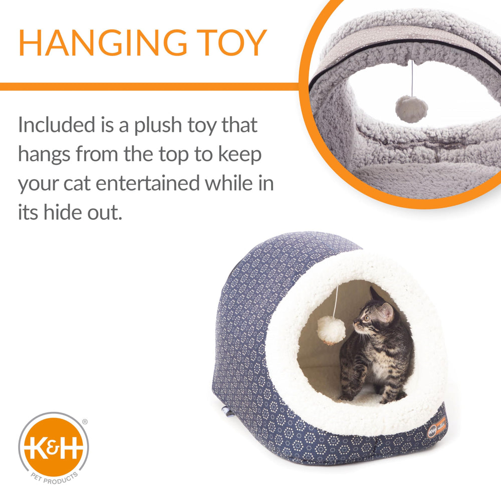 K&H Pet Products Thermo-Pet Cave foam walls maintain shape