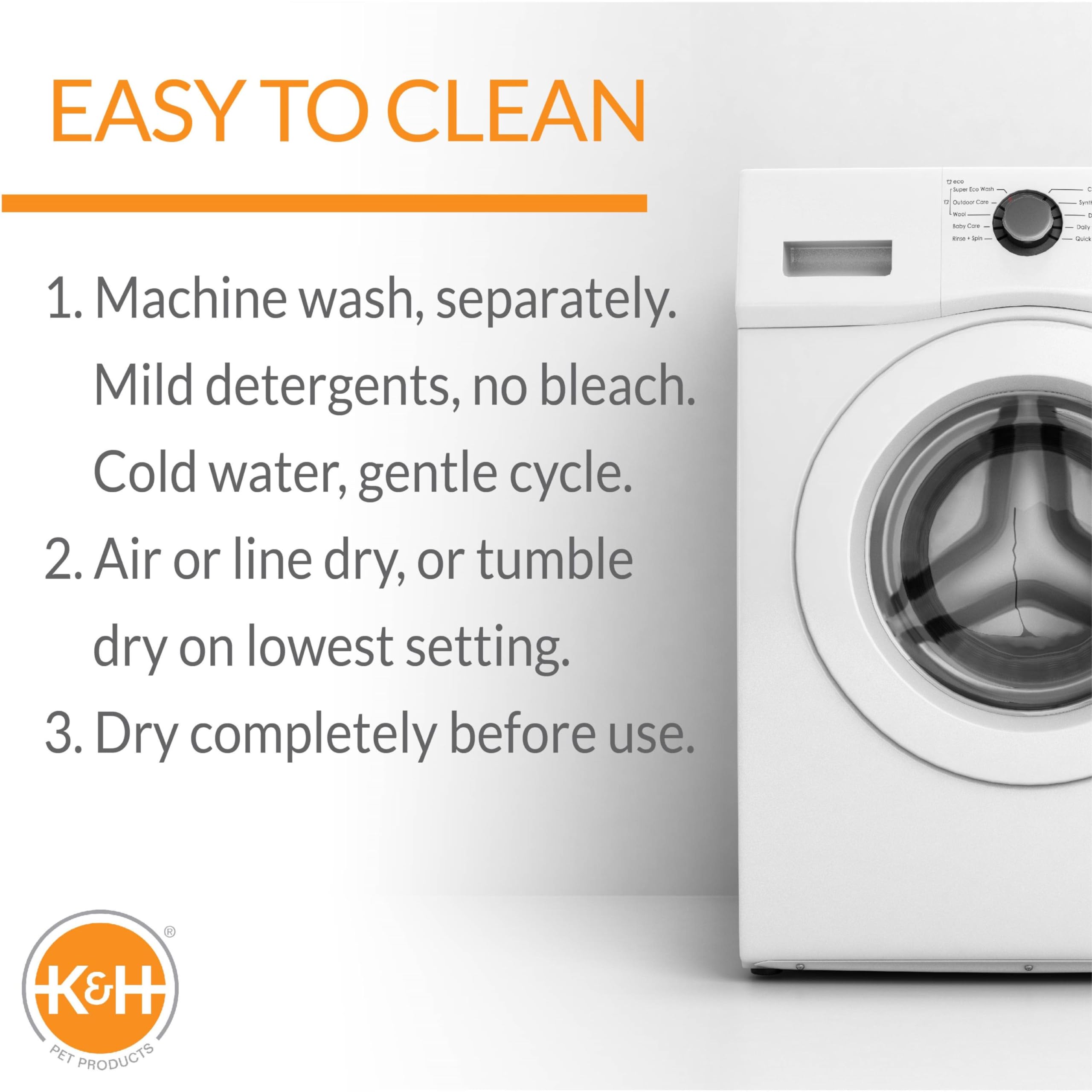 K&H Pet Products Thermo-Pet Cave machine washable design