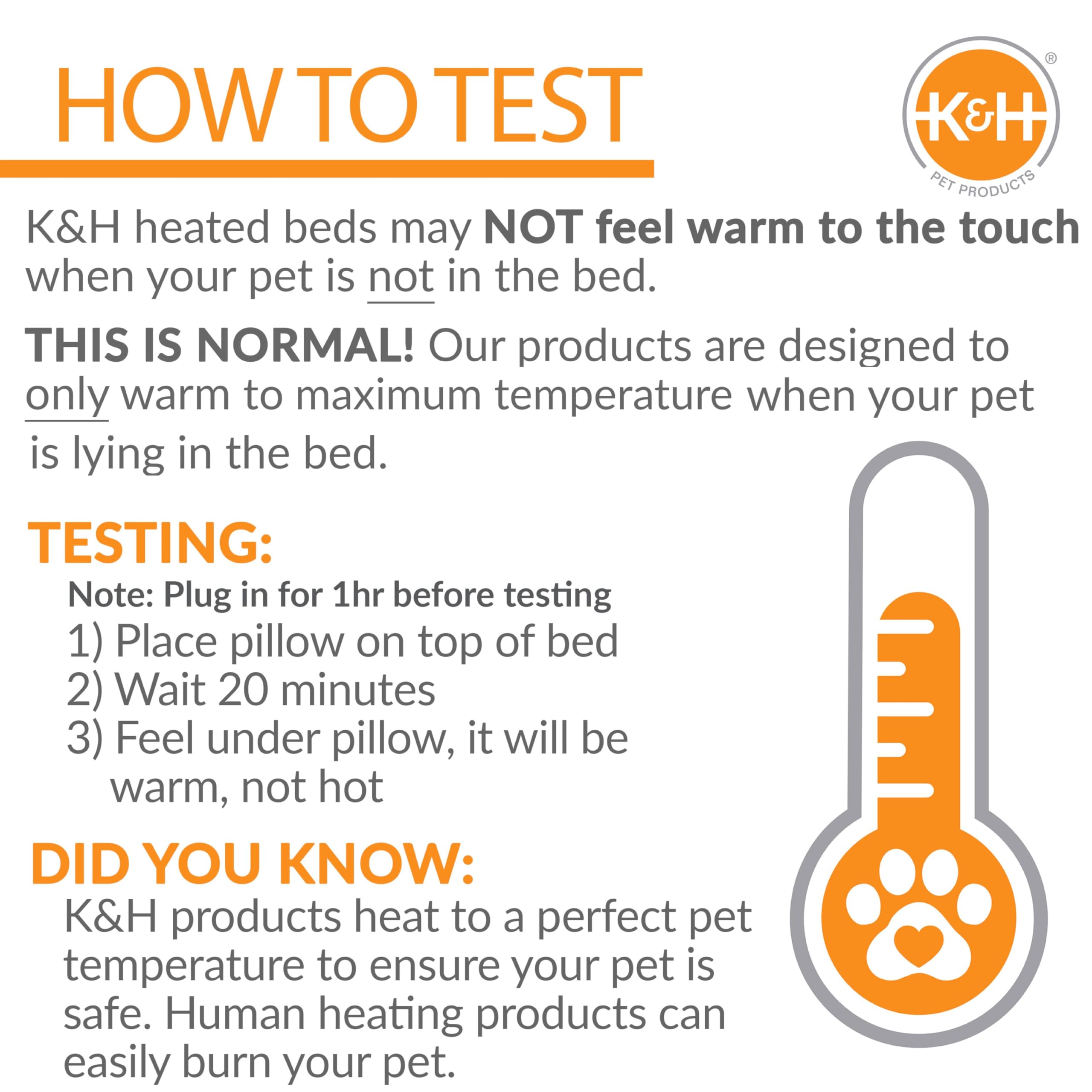 K&H Pet Products Thermo-Pet Cave safety-certified heater option