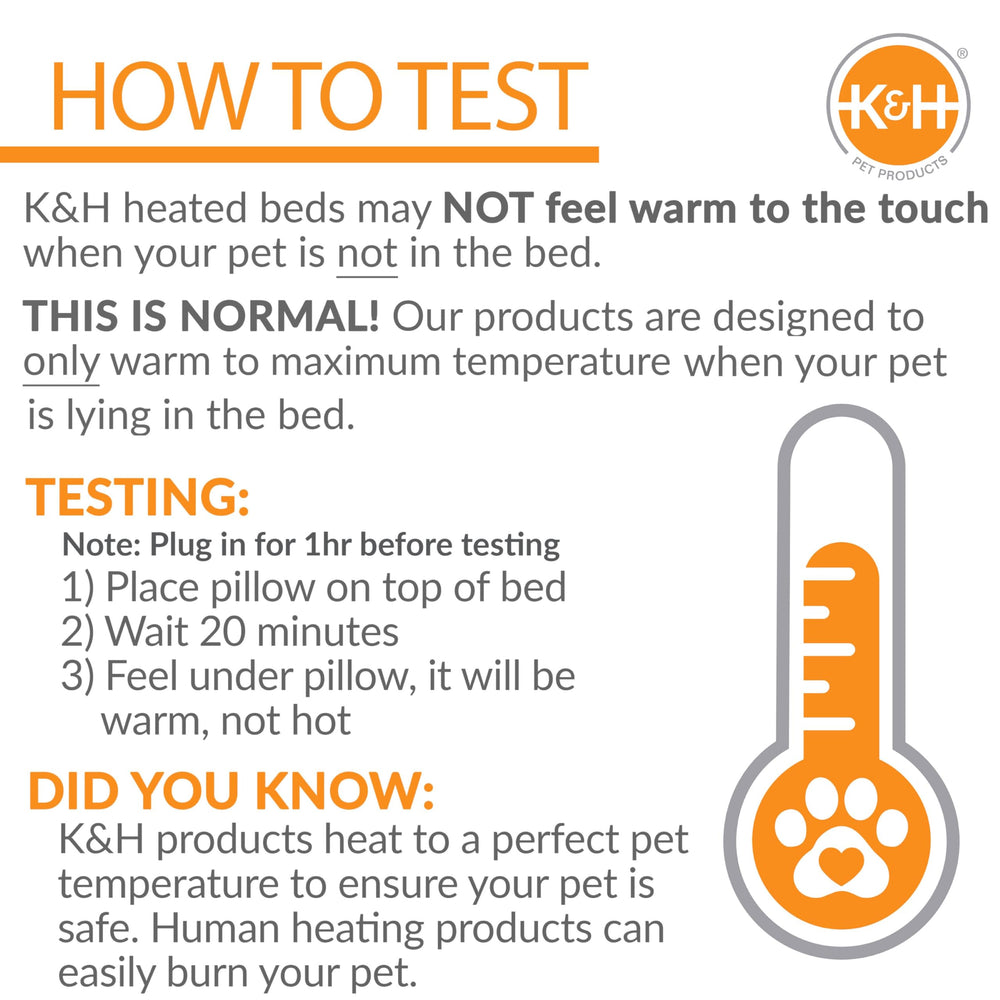 K&H Pet Products Thermo-Pet Cave safety-certified heater option