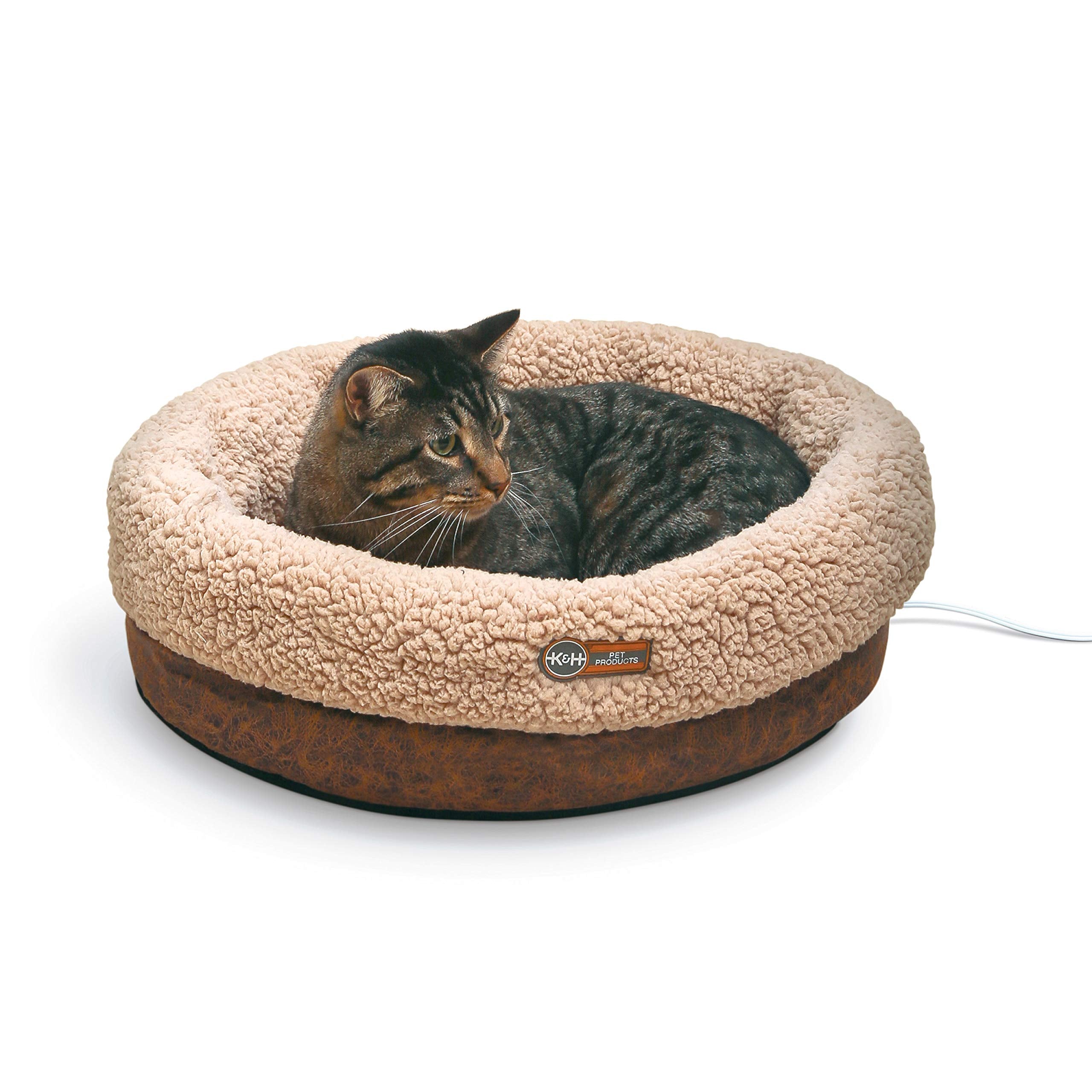 K&H Pet Products Thermo-Snuggle Cup Bomber inside view for cozy warmth and nesting comfort.