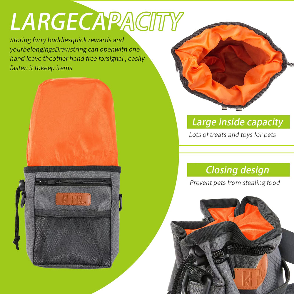 KHPR bright orange lining helps you spot treats and gear instantly