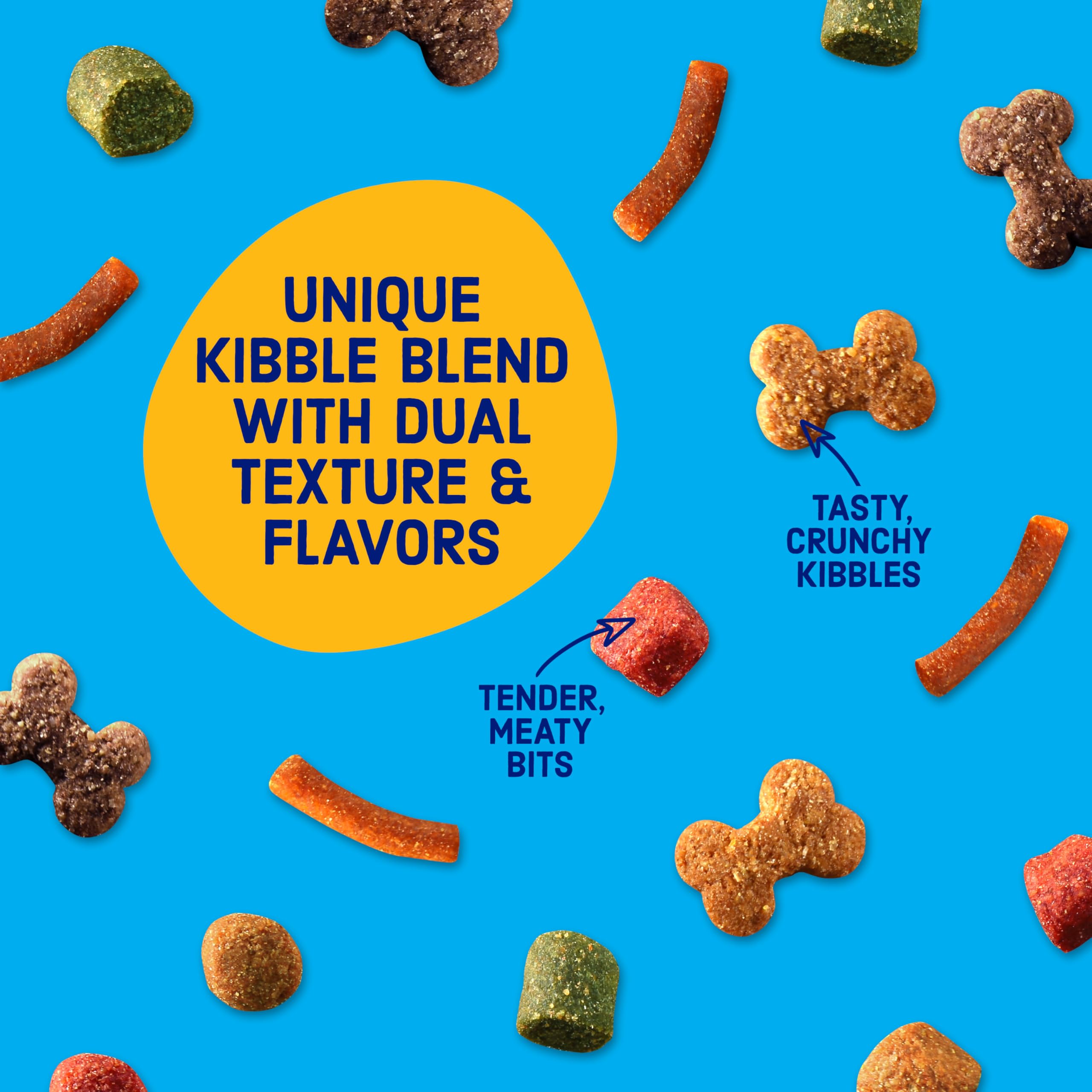 Kibbles 'n Bits Original includes vegetables for a wholesome blend.