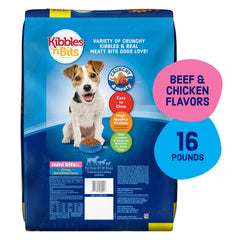 Kibbles 'n Bits Small Breed serving bowl ready for taste-filled meals.