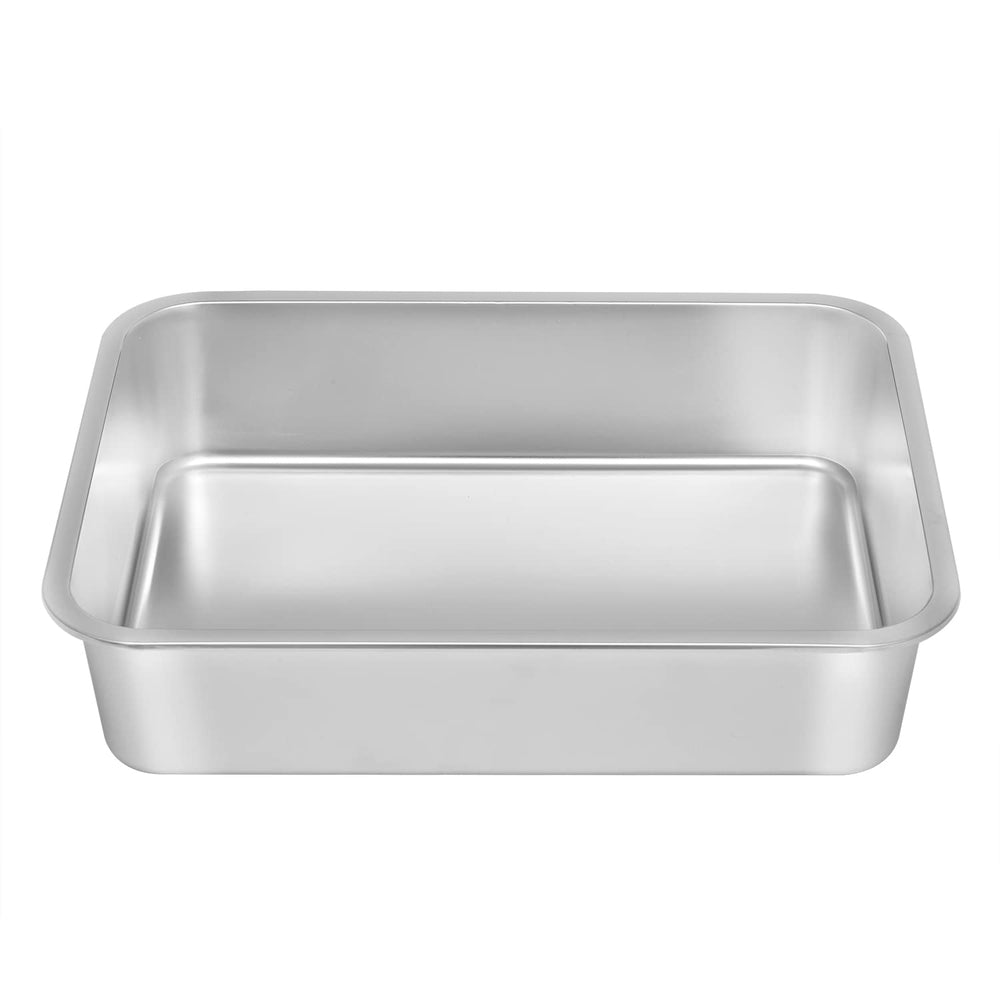 Kichwit stainless steel litter box compact size fits small spaces