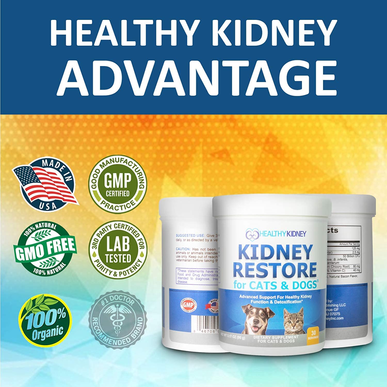 Kidney Restore senior pets health concept image