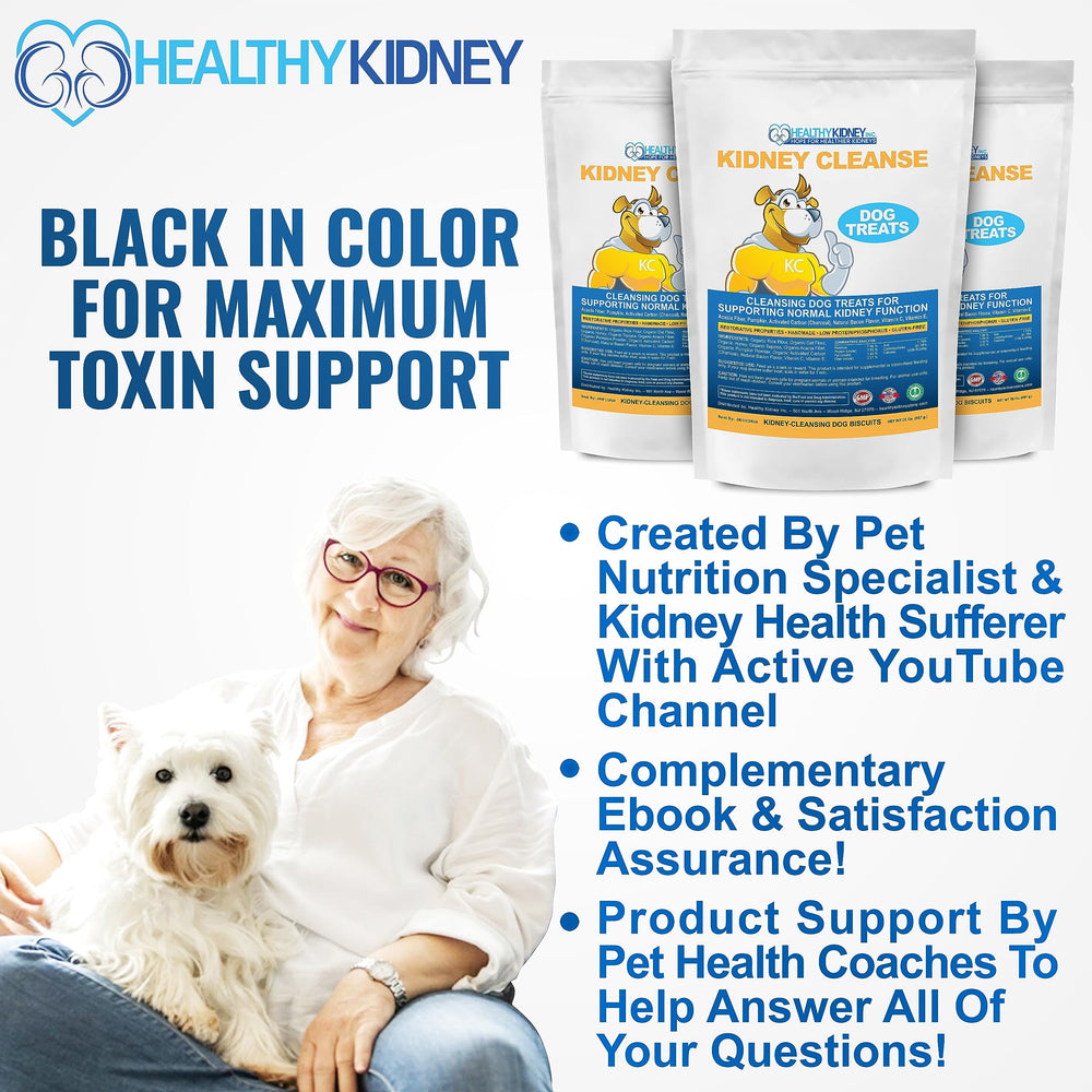 Kidney Restore serving-size scoop showing easy portion control for dogs.