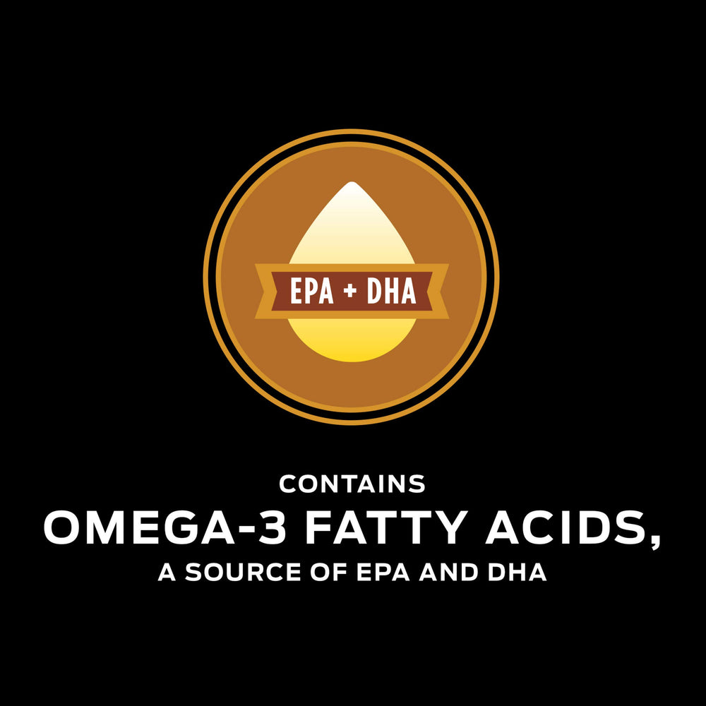 Product shot conveys tasty aroma and savory appeal.
