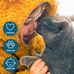 KIDS 'N' PETS stain remover on mattress helps remove pet odors and stains.