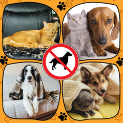 Kigley brown deterrent mat for couches blends with decor and keeps pets off.