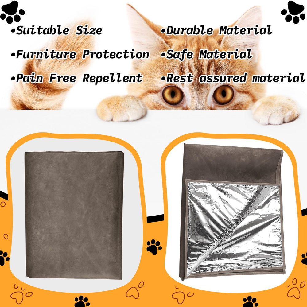 Kigley-foldable pet deterrent mat supports easy setup and storage.