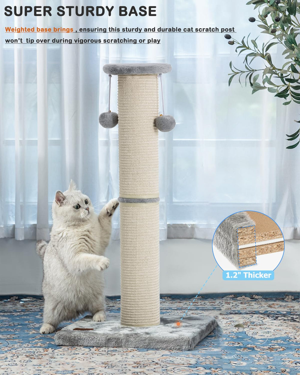Kilodor scratching post quick 5-minute assembly for instant fun
