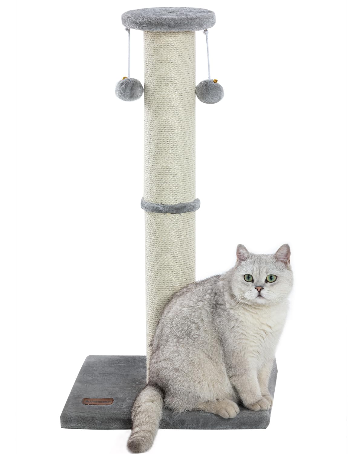 Kilodor grey finish blends with home decor for indoor cats.