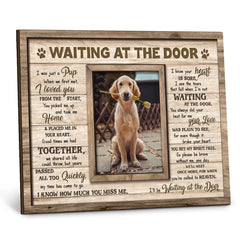 Kilyhome dog memorial frame front view for honoring your dog's memory